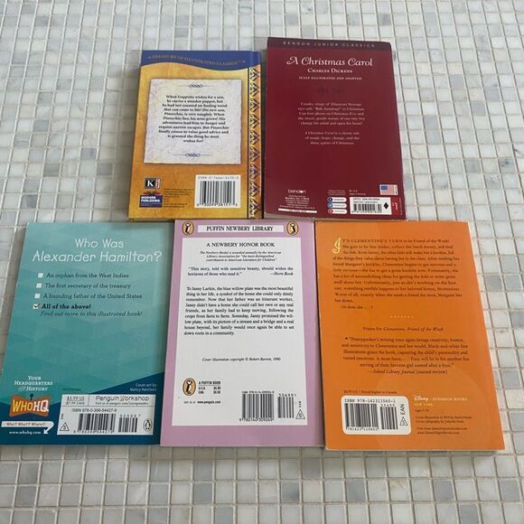 Tween Girl Book Lot - Alex. Hamilton; MiddleSchool Princess Notebook; Clementine - Picture 5 of 5
